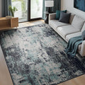 RELEANY Washable Area Rugs 5'x8' Non-Slip Modern Abstract Soft by RELEANY