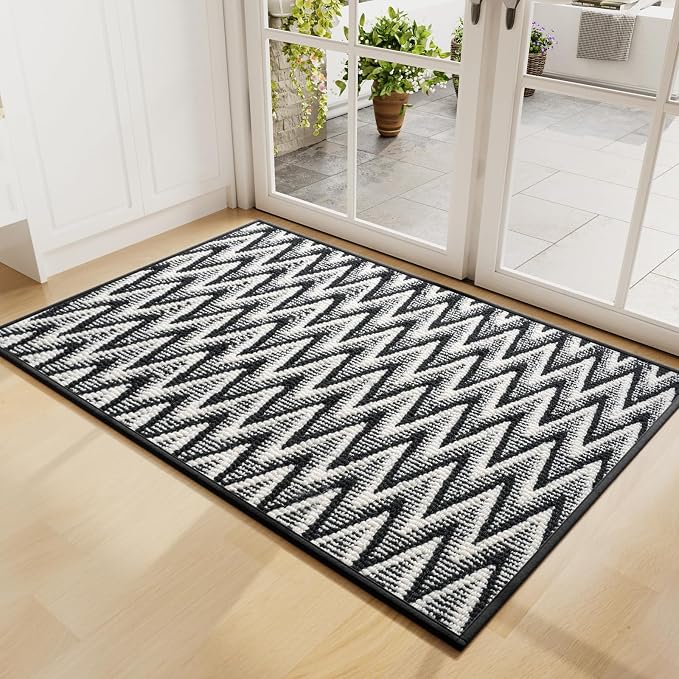 Indoor Door Mat 24x35, Dirt Resistant & Absorbent Doormat by YDKGL