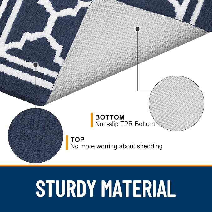 Buganda Indoor Door Mat, Dirt-Resistant and Absorbent Doormat, Low Profile - Image 4