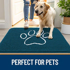 OLANLY Dog Door Mat for Muddy Paws 70x24, Paw Print Design, Absorbs Moisture - Image 6
