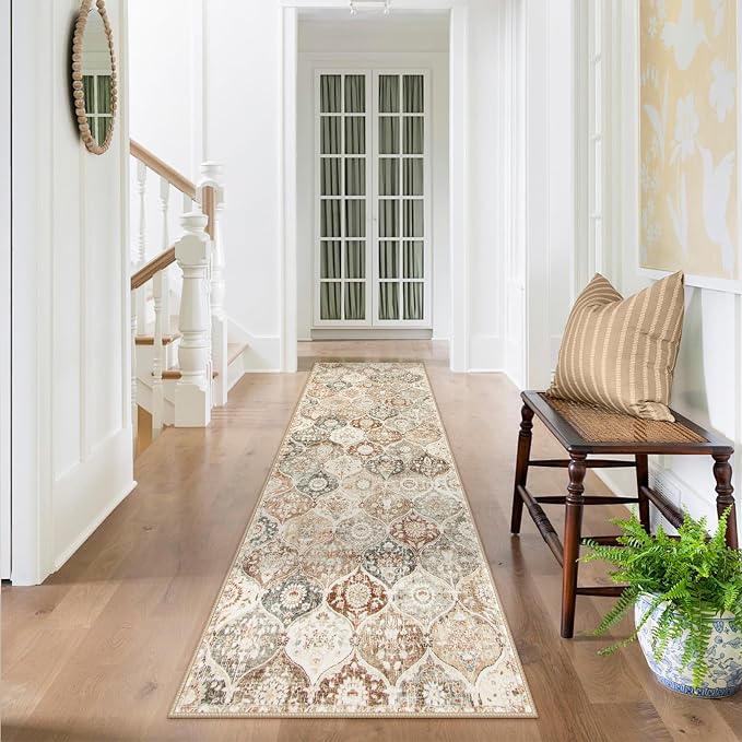 Lahome Moroccan Hallway Rug, Ultra-Thin Oriental Carpet - Image 5