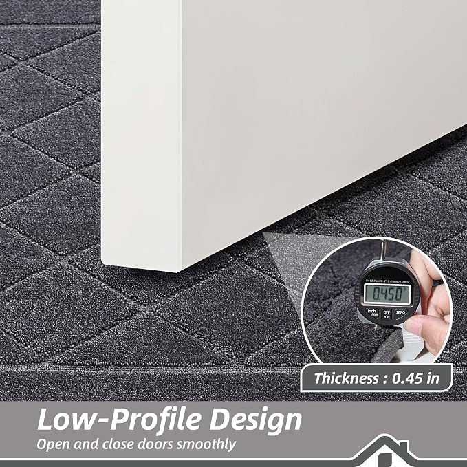 BEQHAUSE Dirt Trapper Door Mat 48" x 72", Doormat Non-Slip Entryway Rugs - Image 4