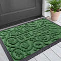 Smiry Welcome Door Mat Outside Entrance, Heavy Duty Trap Dirt and Moisture Easy by Smiry