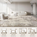UERMEI 10x14 Area Rug Living Room Rugs - Image 3