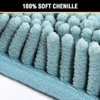 H.VERSAILTEX Microfiber Bath Rugs Chenille Floor Mat Ultra Soft Washable - Image 3