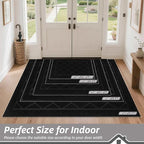 BEQHAUSE Dirt Trapper Door Mat 32" x 48", Doormat Non-Slip Entryway Rugs - Image 2