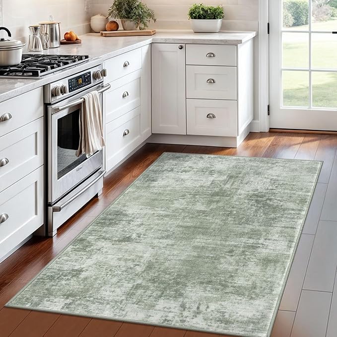 IOHOUZE Abstract Area Rug 4x6 Ft Washable Rugs - Image 2