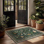 Machine Washable Throw Rugs for Entryway: Door Mat Indoor Entrance 2x3 Rug by palohom