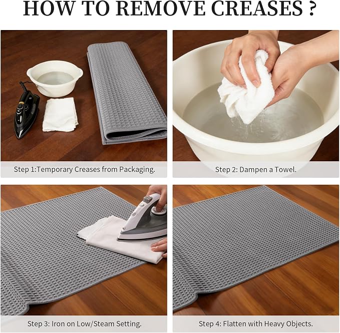 YIHOUSE Indoor Door Mat 24" x 36", Non-Slip Washable Entryway Mat, Dirt Trapper - Image 8