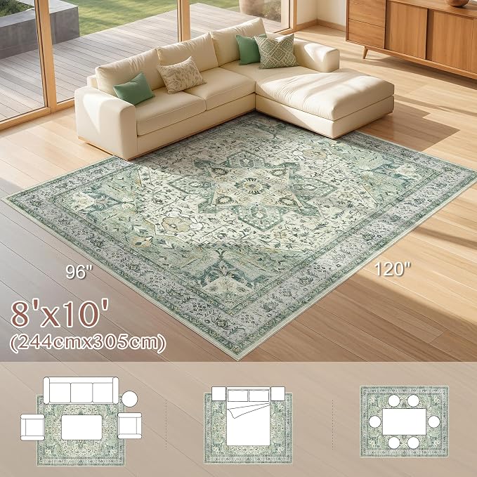 Tortania Area Rug Living Room Rugs - Image 8