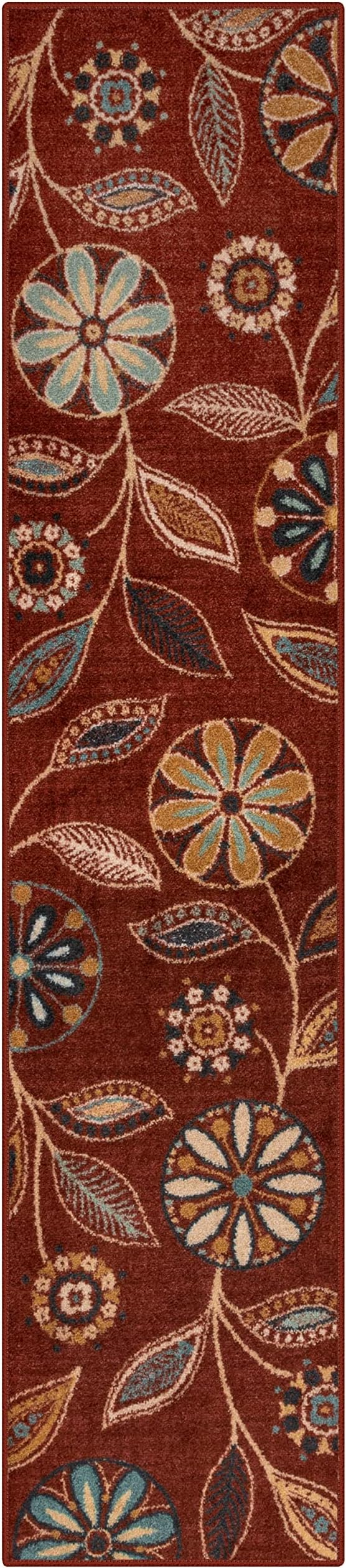 Maples Rugs Reggie Floral Runner Rug by MaplesRugs