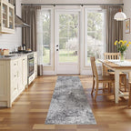 DMOYEST Washable Runner Rug for Hallway: 2x6 Neutral Modern Abstract Low Pile - Image 5