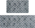 FRESHMINT Kitchen Mat Set of 2, Anti-Fatigue Cushioned Kitchen Mats by FRESHMINT