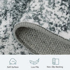 Lofus 8x10 Area Rug for Living Room, Neutral Modern Washable Carpet for Bedroom - Image 7