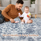 Vintage Living Room Area Rug 8x10 - Image 3