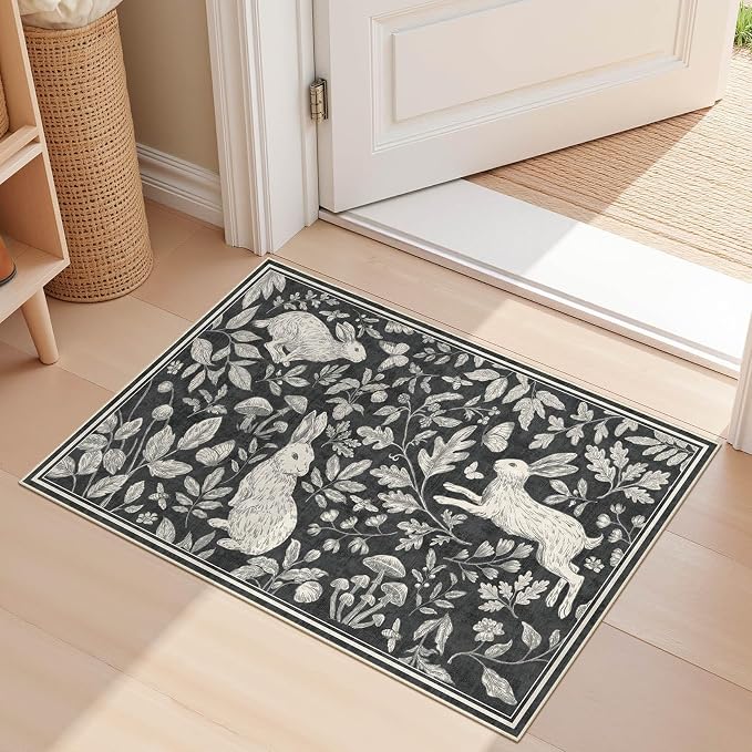 Vintage Living Room Area Rug 2x3 by COTILED
