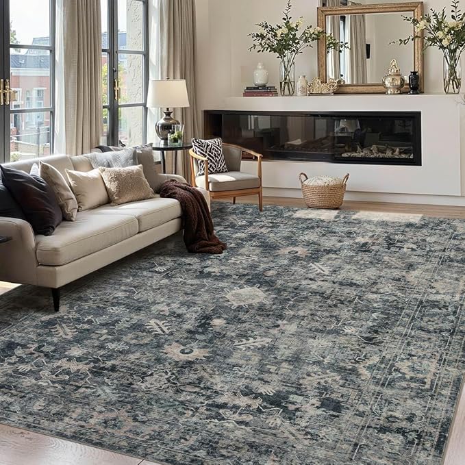 Rugxara 8x10 Area Rugs for Living Room Bedroom, Large Washable Rug, Non Slip & - Image 9