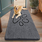 Smiry Dog Door Mat for Muddy Paws, Absorbent Dirt Trapper Non Slip Quick Dry by Smiry