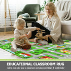 Capslpad Green Car Road Kid Rug Carpet Playmat - Image 6