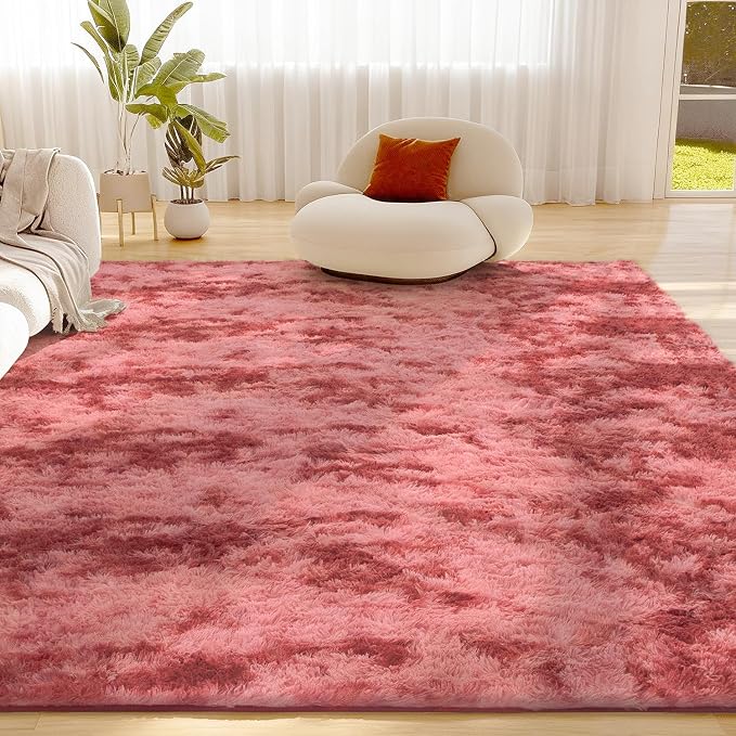 Litanika 6x9 Fluffy Shag Faux Fur Area Rug by Litanika