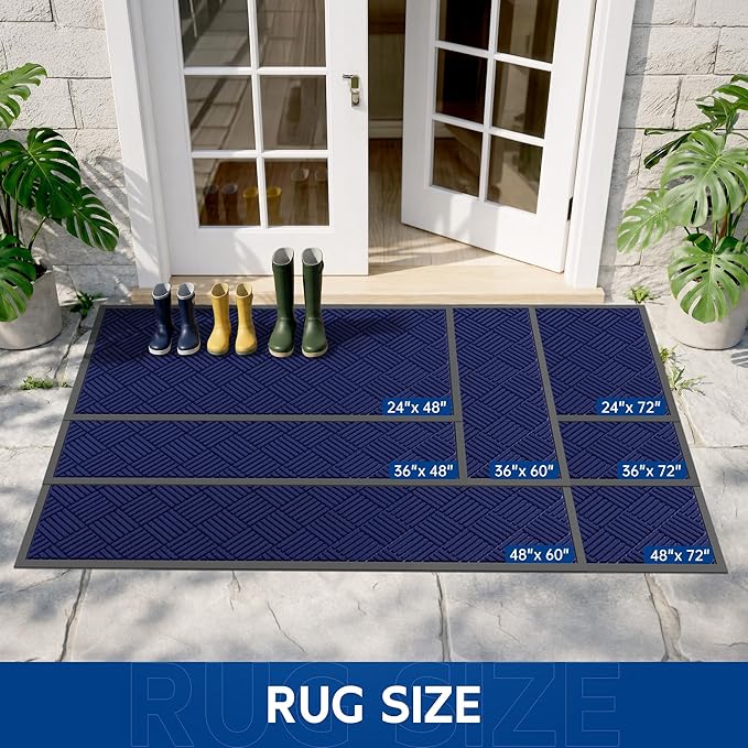 Durable Indoor Outdoor Door Mat, Non-Slip Backing, Stain and Fade Resistant - Image 6