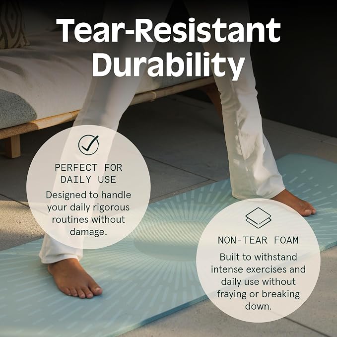 Retrospec Solana Yoga Mat 1" Thick w/Nylon Strap - Image 6