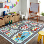 LIVEBOX Large Playroom Rug 5'x7' Kids Play Mat by LIVEBOX