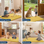 Smiry Dog Door Mat for Muddy Paws 24x16, Absorbent Dirt Trapper, Non-Slip - Image 7