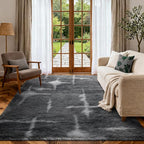 Area Rugs for Living Room, 5x7 Feet Soft Fluffy Shagg Plush Rug High Pile - Image 3