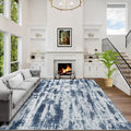9x12 Area Rugs Washable Rug: Modern Abstract Living Room Rug Soft Anti-Skid by GENTDRIZZ