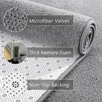 2x6 Feet Runner Rugs for Hallway, Low Pile Non Slip Memory Foam Rugs, Washable - Image 4