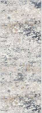 DMOYEST Washable Runner Rug for Hallway: 3x8 Neutral Modern Abstract Low Pile - Image 9