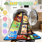 Construction Site Play Rug for Kids, Car Play Mat - Image 6