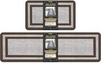 Mattitude Kitchen Mats Set of 2 Cushioned Rugs 0.47 inch Thick Anti-Fatigue Mats by Mattitude