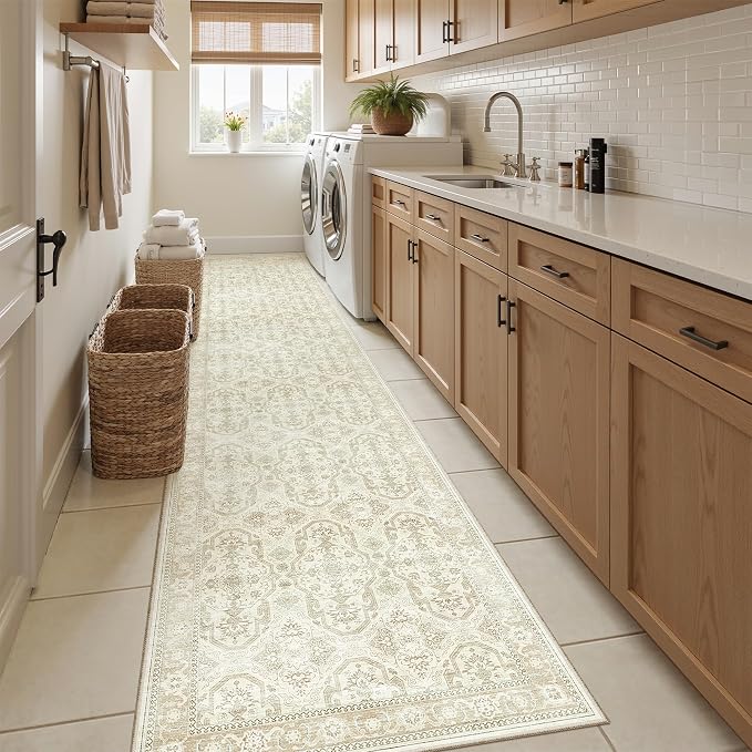 Soalmost Runner Rug 2x10 Washable Non-Slip Hallway Runner Rugs - Image 4