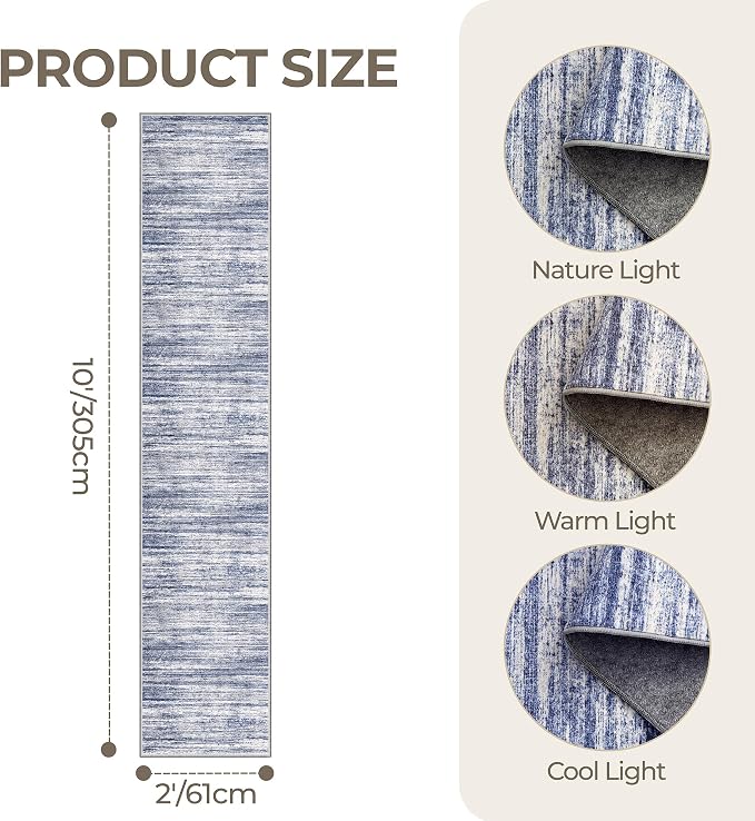 Long Bathroom Rugs Runner - Image 2
