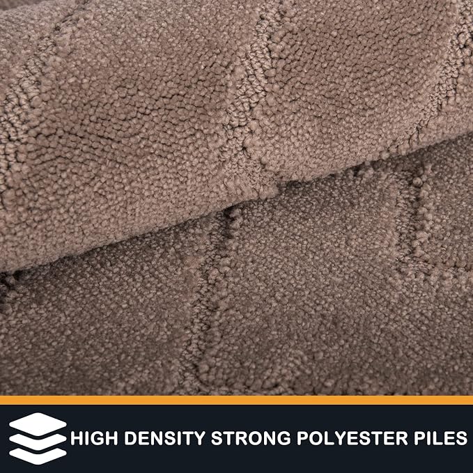 PURRUGS Dirt Trapping Door Mat 24" x 59", Non-Slip Machine Washable Entry Rug - Image 3