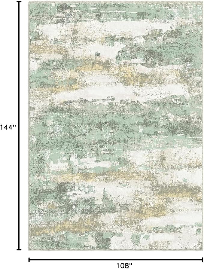 BEIMO Area Rugs 9x12 for Living Room Bedroom, Modern Abstract Machine Washable - Image 2