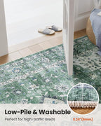 AMADA HOMEFURNISHING 2'6"x8' Washable Area Rug, Low-Profile Entryway Rug - Image 7