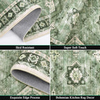 HEBE Boho Kitchen Rug Sets 3 Piece - Image 4