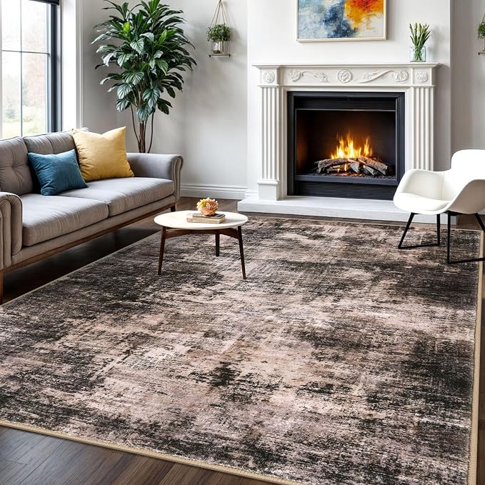 IOHOUZE Abstract Area Rugs 6x9 Ft Washable Rugs by iOhouze