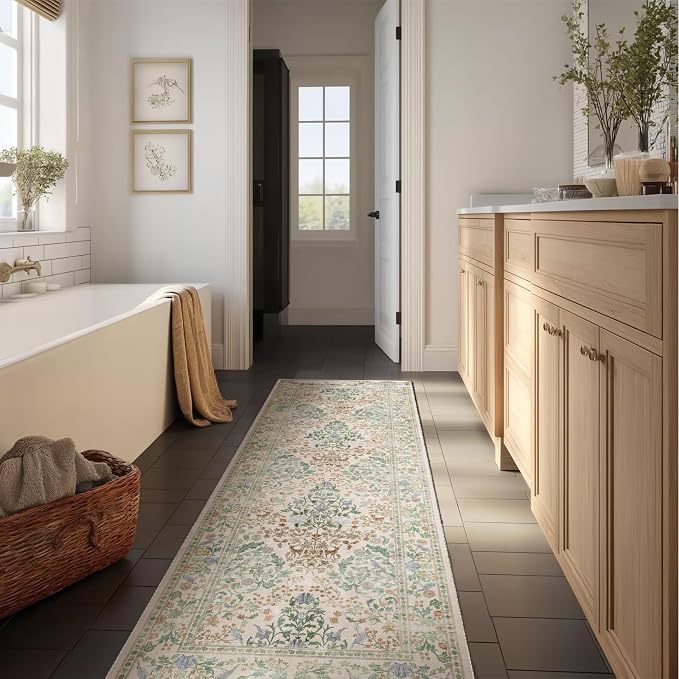 Runner Rug Washable Kitchen Runner: 2'x 6' Rug Runners - Image 7