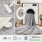 Washable Rug 9x12 Area Rugs: Modern Geometric Rugs - Image 2