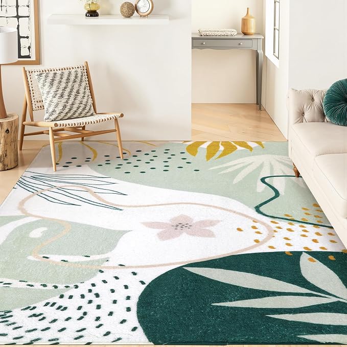 Lahome Green Machine Washable Rugs - Image 8