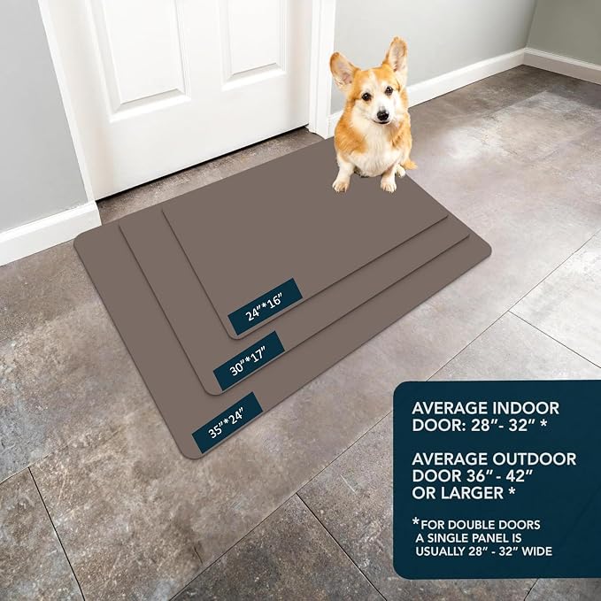 Ultra Thin Door Mat Indoor Entrance, 1/10 in Thin Door Mats - Image 8
