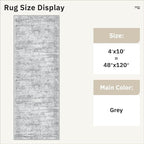 Soalmost 4x10 Wide Hallway Runner Rug: Washable Soft Rug Runners - Image 5