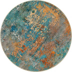 Lahome Modern Abstract Round Rug 5Ft - Image 8