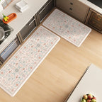 KIMODE Comfort Kitchen Mats Cushioned Anti Fatigue, Boho Floral Kitchen Rugs - Image 8