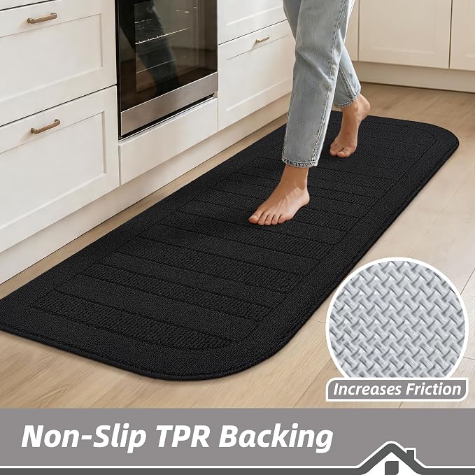 BEQHAUSE 24x60 Inch Kitchen Rugs Non-Slip Washable Kitchen Mats - Image 4