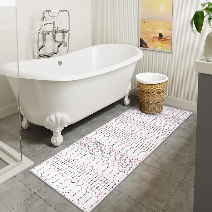 Lahome Moroccan Long Kitchen Rugs Runners 2x8 Rug Runners - Image 7